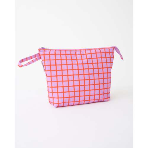 Quick Change Kit Bag Diaper Clutch Baby Bag With Changing Mat | Green Stripe - Storq by Kindred Bravely