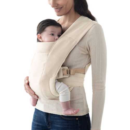 Embrace Baby Carrier For Newborn | Ergobaby - Mesh Cream