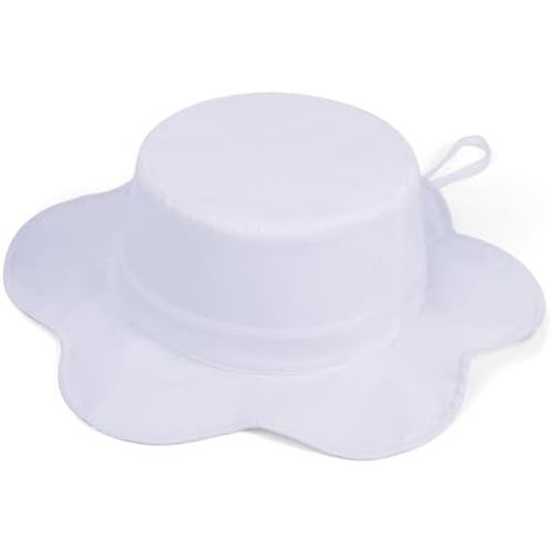 Baby Girl Sun Hat Infant Summer Beach Hats with UPF 50+ Toddler with Wide Brim Strap Outdoor Bucket Hat