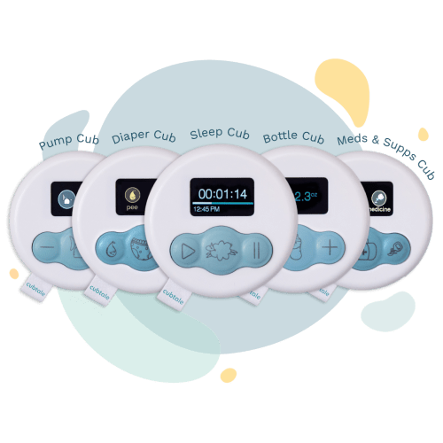 Newborn Essentials (Sleep, Diaper, Bottle, Pump and Meds&Supps Cubs)