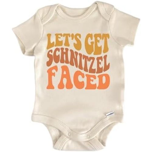 Schnitzel Oktoberfest German - Baby Boy Girl Clothes Bodysuit Funny Cute