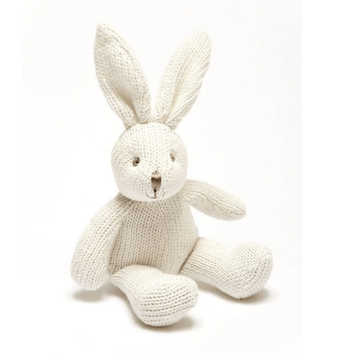 Knitted Bunny Rattle