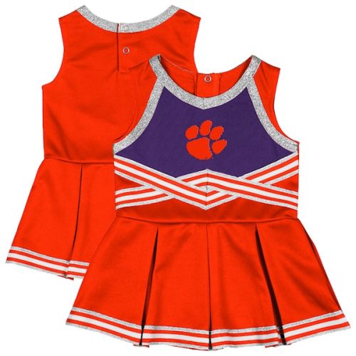 Clemson Tigers Colosseum Girls Infant Lollipop Park Cheer Dress - Orange