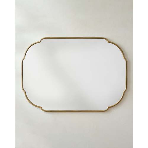 Antique Brass Luna Mirror – Magnolia