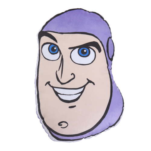 Disney Toy Story Buzz Lightyear Character Toddler Pillow, Purple, Plush Decorative Pillow