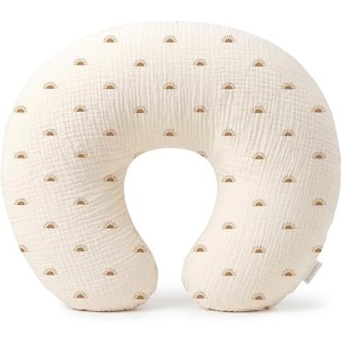 Konssy Muslin Nursing Pillow Covers, Soft Cover for Breastfeeding Pillows