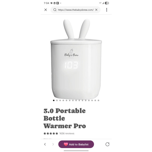 3.0 Portable Bottle Warmer Pro – The Baby's Brew