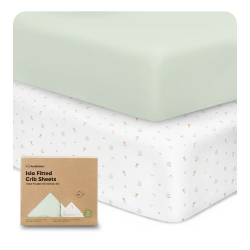 Isla Fitted Crib Sheets - Wildflowers / 52 x 28
