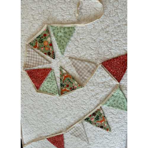 Woodland Bunting, Baby's Room Decor, Triangle Cotton, Nursery