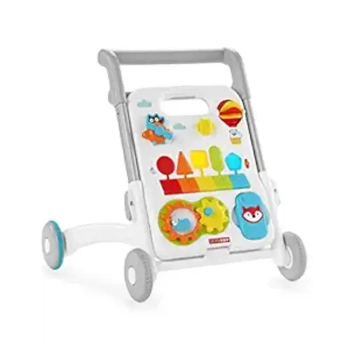 Skip Hop Baby Walker 4-in-1 Sit to Stand Convertible Light Up Walker with 40+ Activities Explore & More Age 6m+