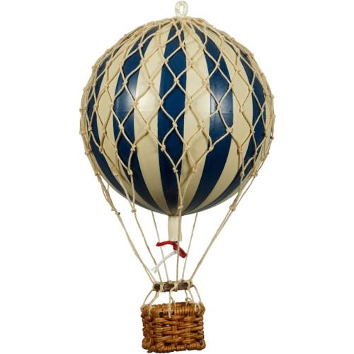 Floating The Skies Air Balloon 13x8.5 cm, Navy Blue / Ivory | RoyalDesign