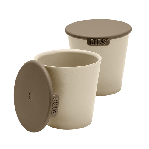 BIBS Cup Set - Vanilla: Safe & Versatile Design – Bibsworld store US