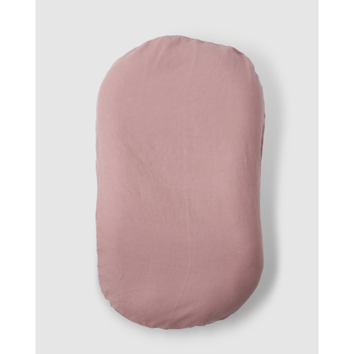 Linen Social Baby Lounger | Dusty Pink