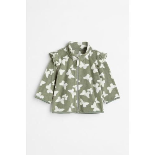 Patterned Fleece Jacket