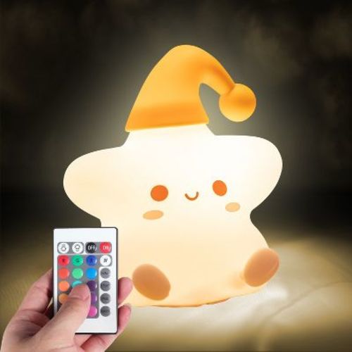 One Fire Star Night Light For Kids, Color Changing Night Light, Night Light With Remote, Cute Gifts For Kids Girl