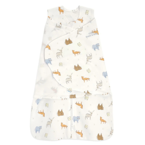 100% Cotton Baby Swaddle Forest Friends | Newborn | HALO US