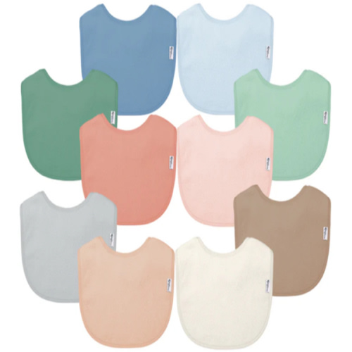 Stay-dry Everyday Bibs (10 pack) | green sprouts®
