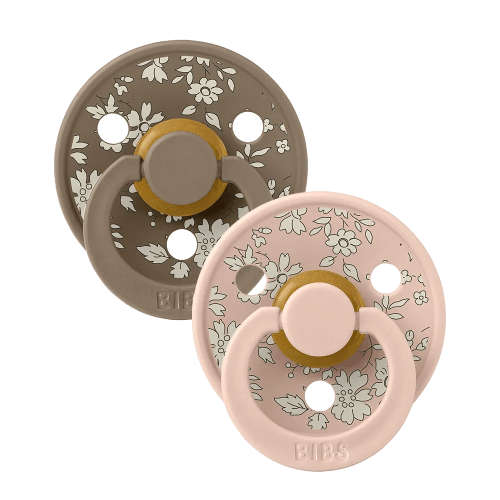 BIBS x LIBERTY Colour Pacifiers 2 Pack Capel - Blush Mix