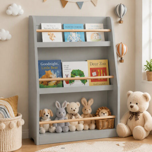 Isabelle & Max™ 3-Tier Kids Bookshelf For Toddler Kid Bookcase, Storage Book Rack | Wayfair