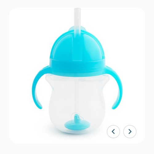 Any Angle™ Click Lock® Weighted Straw Trainer Cup, 7oz | Sippy Cup | Munchkin