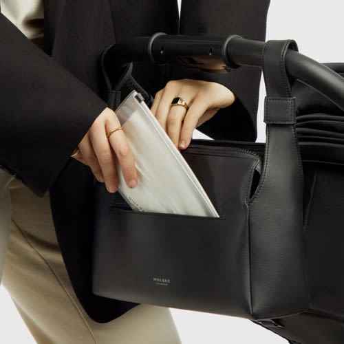 Stroller Caddy Vegan - Black