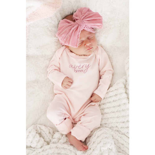 Personalized Full Length Snap Rompers