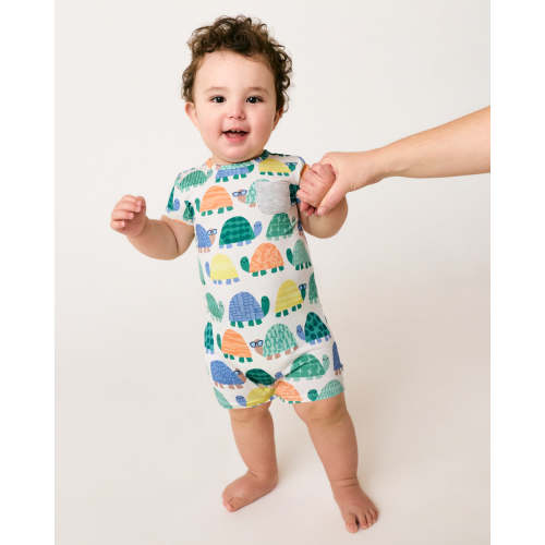 Shell Parade Pocket Shorty Romper | Little Sleepies