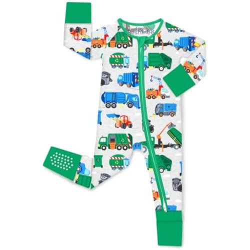 babee Reshinee Bamboo Viscose Baby Footie Pajama, Zipper Sleeper Boys Girls