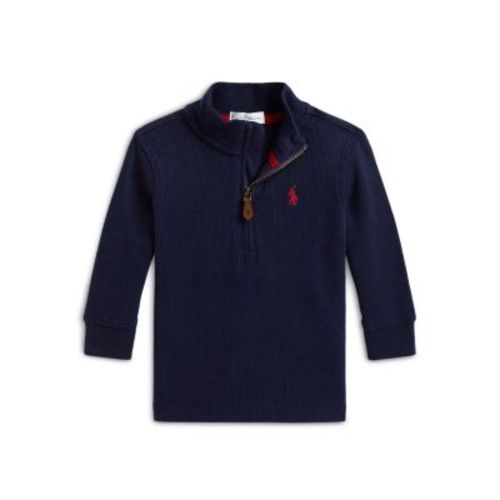Boys' Estate Rib Quarter Zip Cotton Pullover - Baby