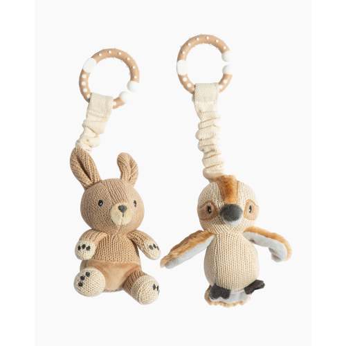 Living Textiles 2 Pack Stroller Toy - Roo & Kooka