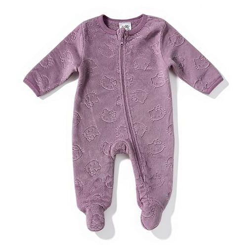 Hello Kitty Baby Girls' Footies Newborn Snap Buttons Onesie Romper