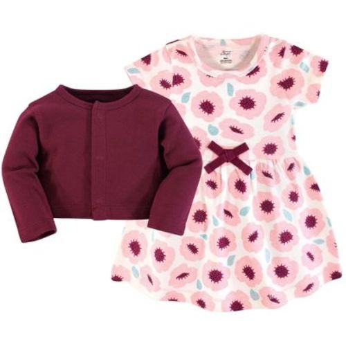 Luvable Friends Touched by Nature Dress and Blouse 2pc, Petal Pink, 6-9M