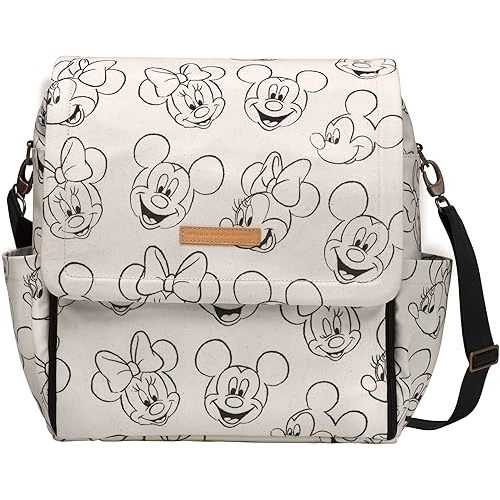 Petunia Pickle Bottom Boxy Backpack | Diaper Bag | Diaper Bag Backpack for Parents | Top-Selling Stylish Baby Bag | Sophisticated and Spacious Backpack for On The Go Moms | Sketchbook Mickey & Minnie