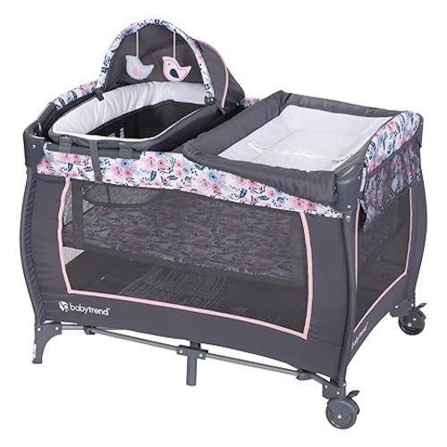 Baby Trend Lil' Snooze Deluxe II Nursery Center, Twinkle Twinkle Little Moon