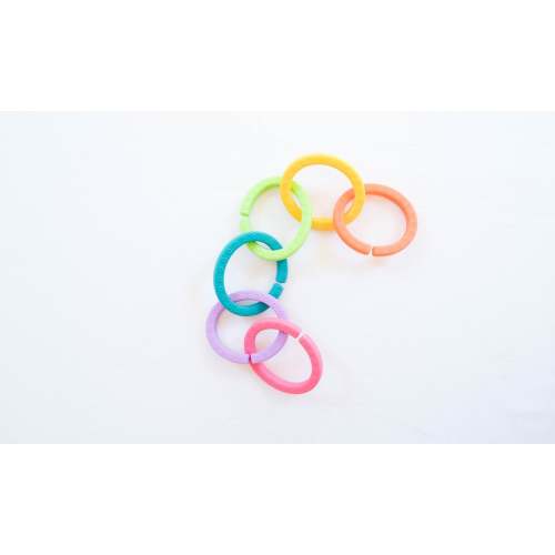 Silicone Ring Links Toys - Colorful Confetti Fun – Bannor Toys