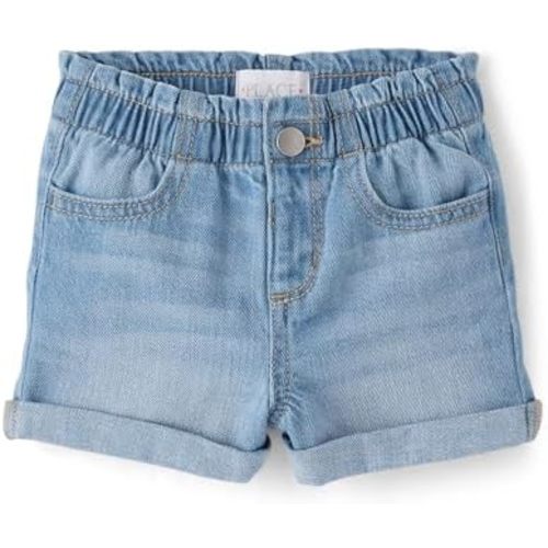 The Children's Place Baby Girls' and Toddler Denim Jean Shortie Shorts