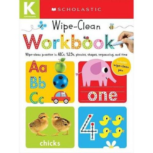 Wipe Clean Workbooks, Kindergarten ( Scholastic Early Learners) (Paperback) by Scholastic Inc.