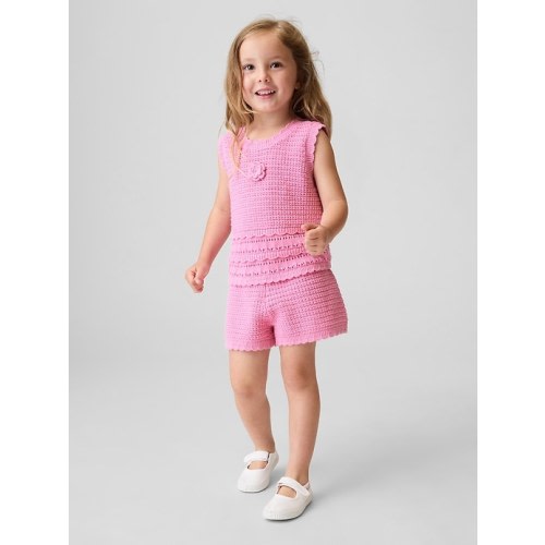 Baby & Toddler Crochet Pull-On Shorts