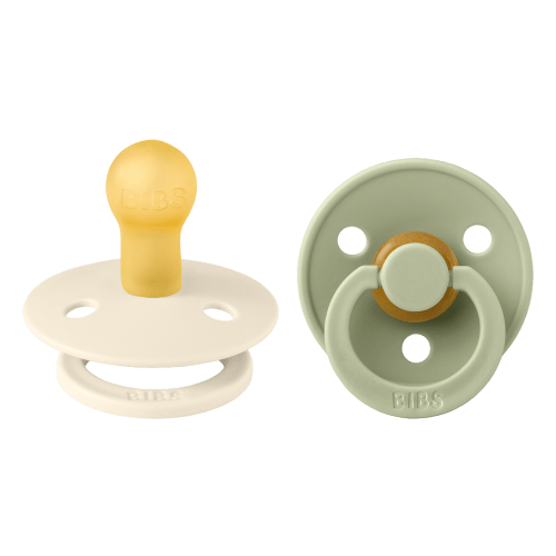 BIBS Colour 2 PACK Latex Ivory/Sage