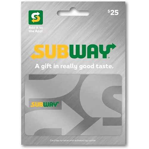 SUBWAY Gift Card