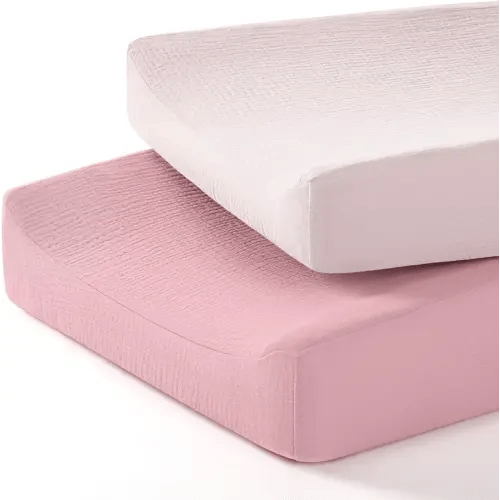 lulumoon Baby Changing Pad Cover: Muslin Diaper Changing Table Pad Cover - Changing Pad Sheets for Girls Boys