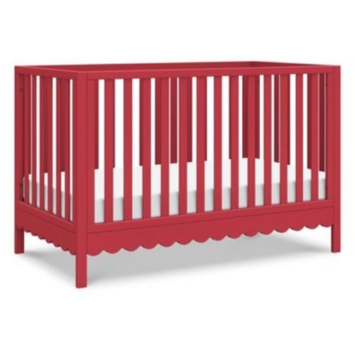 daVinci Sammy Scallop 4-in-1 Convertible Crib - Strawberry Red