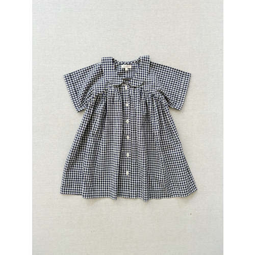 sofie dress in blue picnic gingham