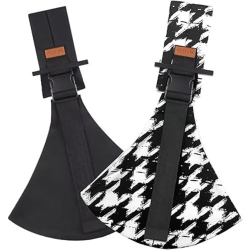 2 Packs Toddler Carrier,Baby Sling Carrier,Baby Sling,Lightweight, Portable, Ergonomic-Designed, Travel-Friendly, Secure & Safe Baby Carriers(Black+Houndstooth)