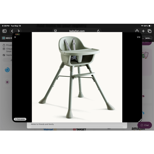 HARPPA 2-in-1 Convertible Baby High Chair & Booster Seat for Babies, Adjustable with Removable Dual Trays, 5-Point Harness, PU Cushion, Toddler Gift, #SummerVibes