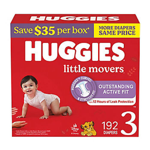 Huggies Little Movers Diapers (Size 4)