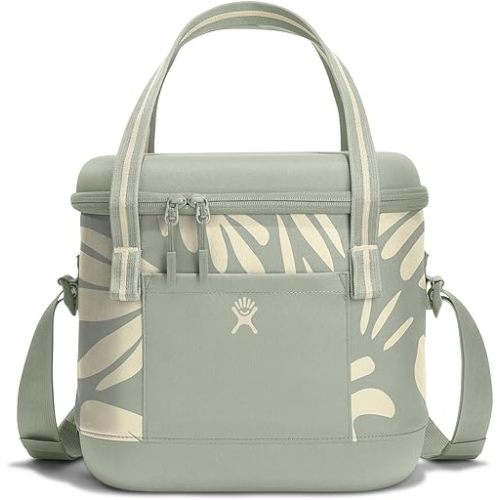 Hydro Flask Cooler Bag - Insulated Portable Soft Cooler - 12 L Capacity in Botanical Bliss Agave