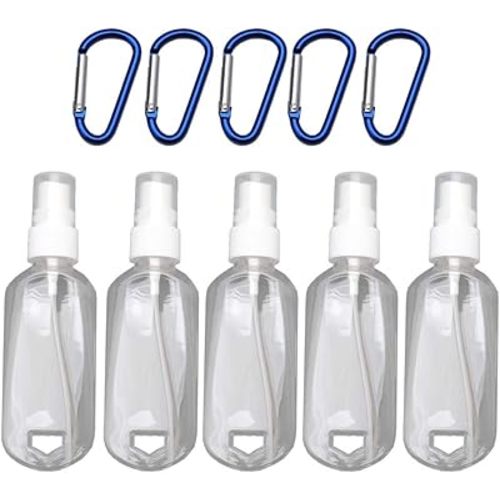 50ml Travel Bottle, Bottles Keychain for Hand Conditioner Toiletry,Empty Refillable Container