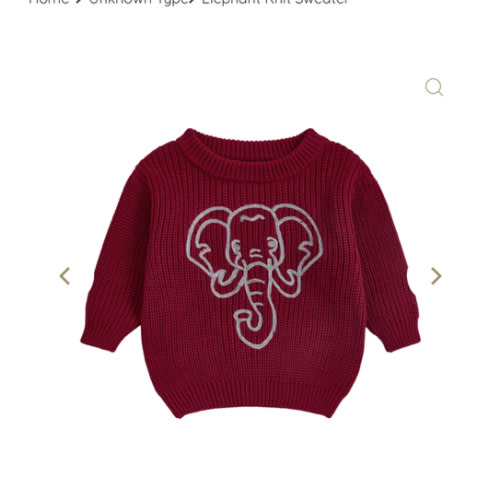 Elephant Knit Sweater
