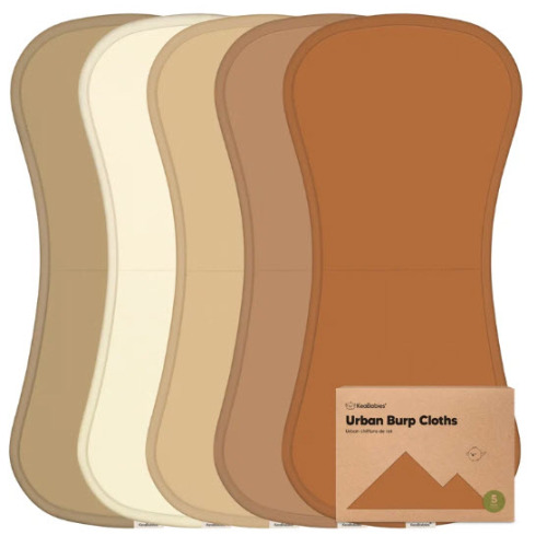 100% Organic Baby Burp Cloths Set For Feeding – KeaBabies